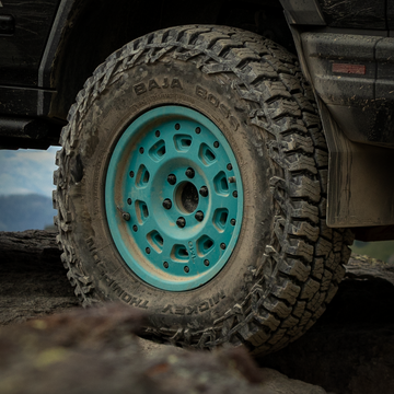 High-performance wheels and all-terrain tires from Adrenaline HQ, designed for Mercedes vehicles, 4x4 rigs, and off-road adventures.