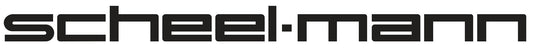 Scheel-Mann logo in bold black font on a white background