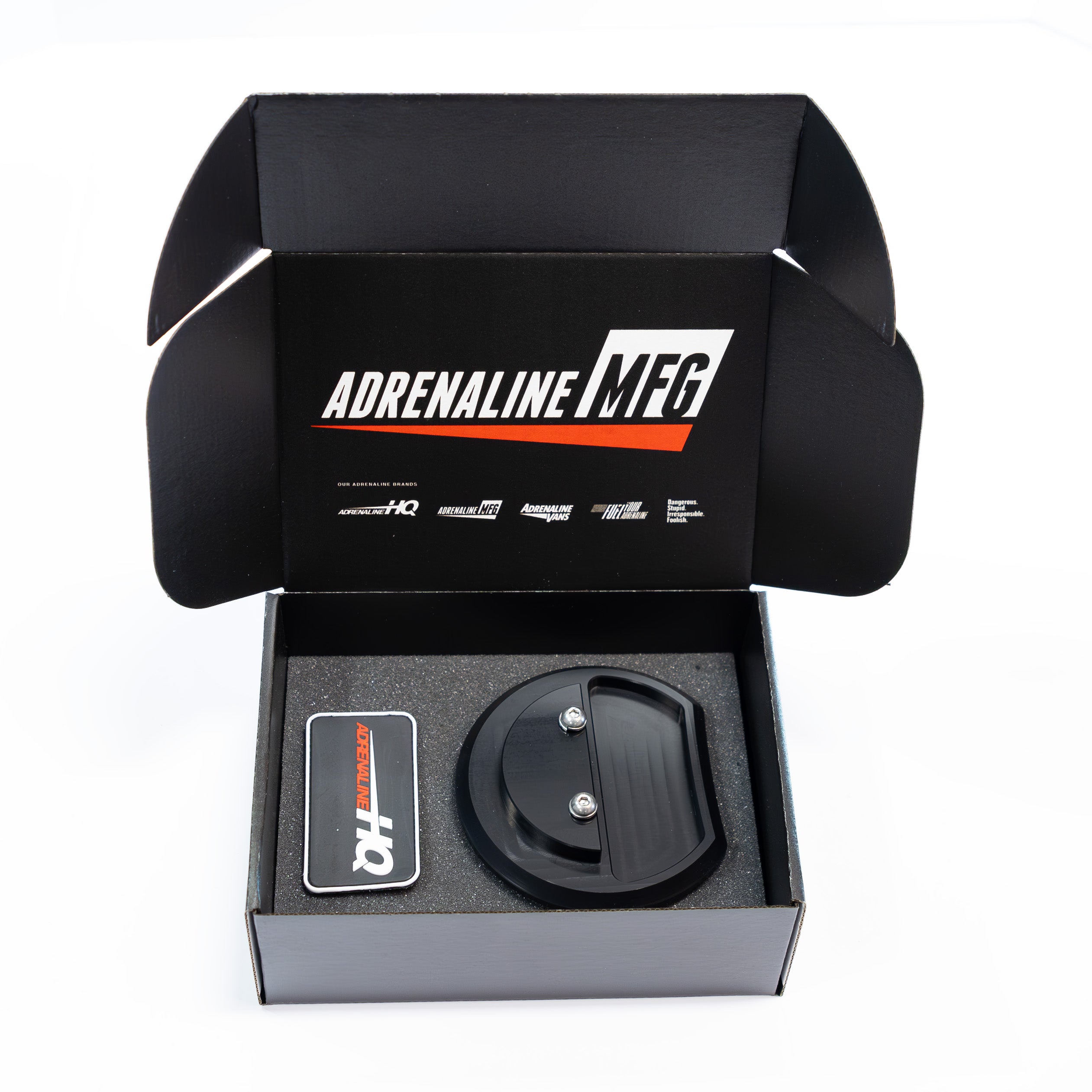 Fuel Your Adrenaline Sprinter Rear Door Emblem – Billet Aluminum
