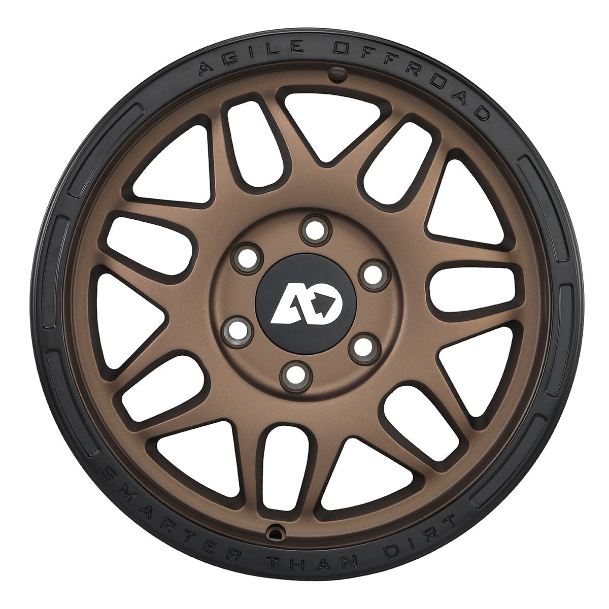 Agile Overlander HT Matte Black -Matte Bronze Mercedes Sprinter Van Offroad Wheel