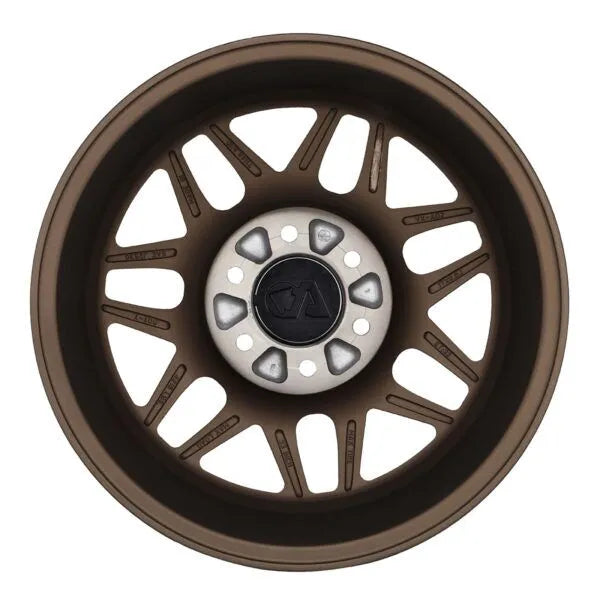 Overlander XT Wheels by Agile Offroad-Matte Bronze w/Matte Black Lip - Apex Valve Kit (set of five)