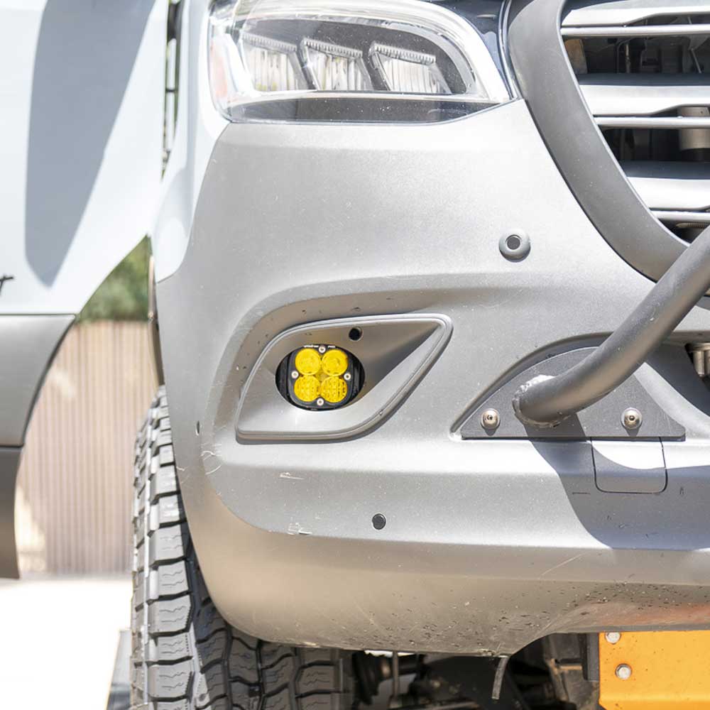 Sprinter Fog Light Replacement Kit SAE Amber Baja Designs LED - Adrenaline HQ Sprinter Fog Light Replacement Kit SAE Amber Baja Designs LED - Adrenaline HQ