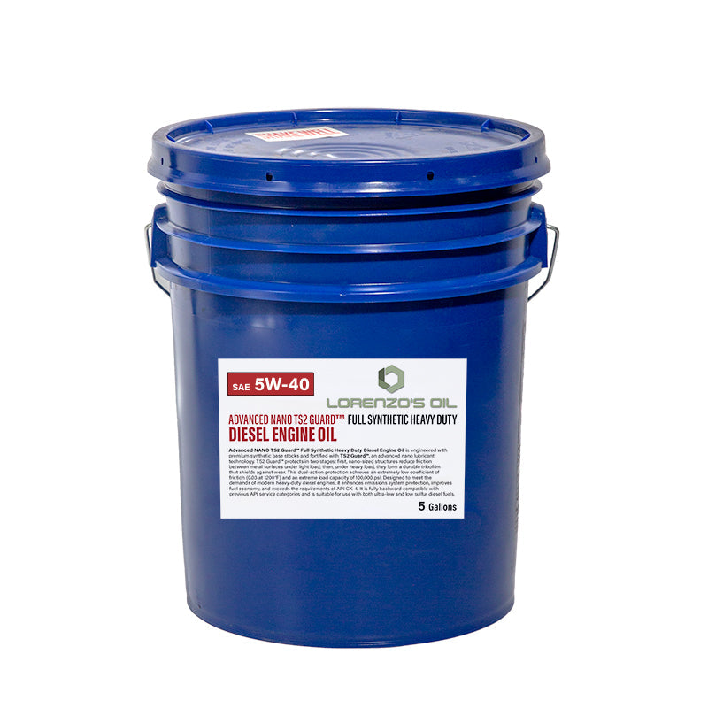 Lorenzo's Oil SAE 10W-30 Diesel Full Synthetic with Nano TS2 Guard