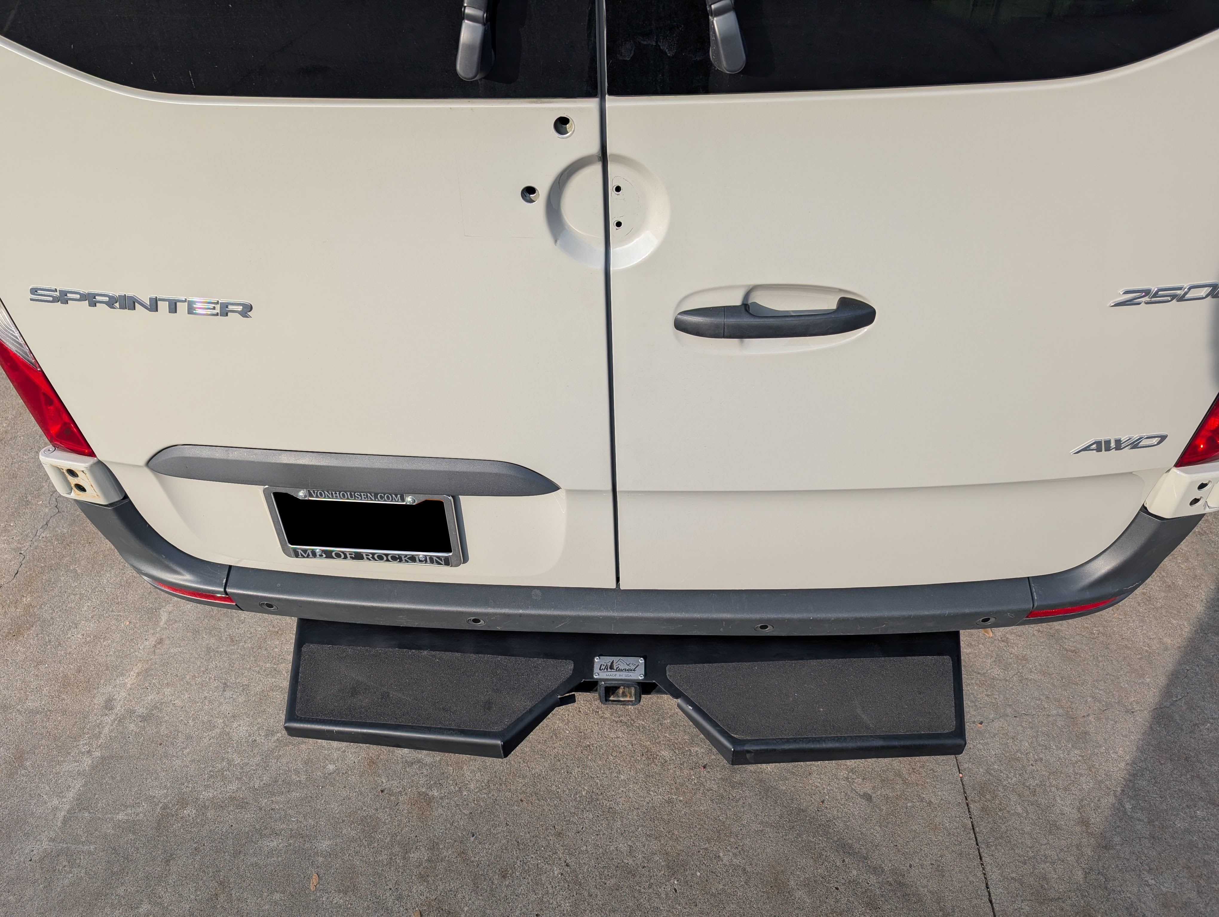 Mercedes Sprinter Rear XL Plateau Step – Extended Rear Step