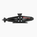 Compact trail-ready heavy duty scissor jack by Agile Offroad — 7000 lb capacity, 20.5-inch lift height.